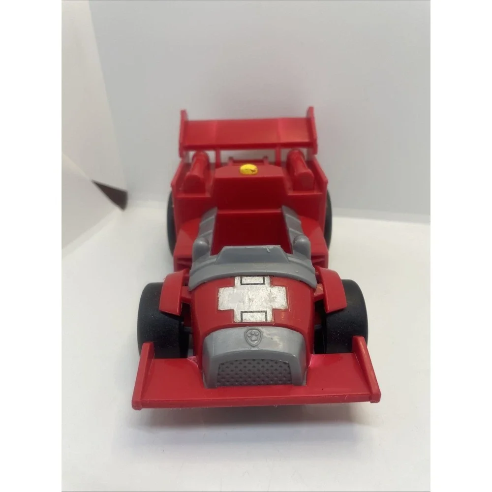 Paw Patrol Ready Race Rescue Marshall Race Car And Mighty Movie Chase Cruiser - Picture 4 of 12